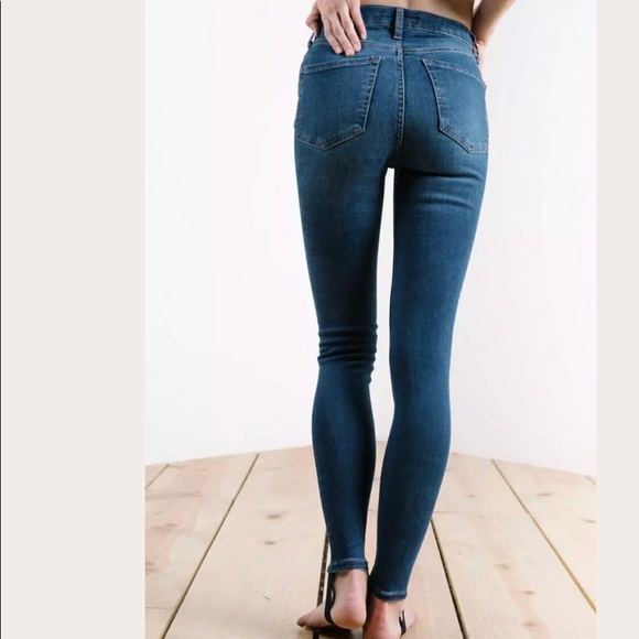 Free people Stretch Skinny jeans 199$ size 27 - Picture 5 of 8